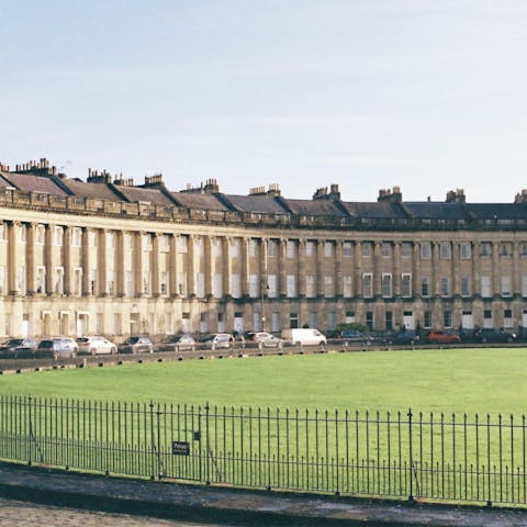 Visit the stunning Royal Crescent – it’s within easy walking distance