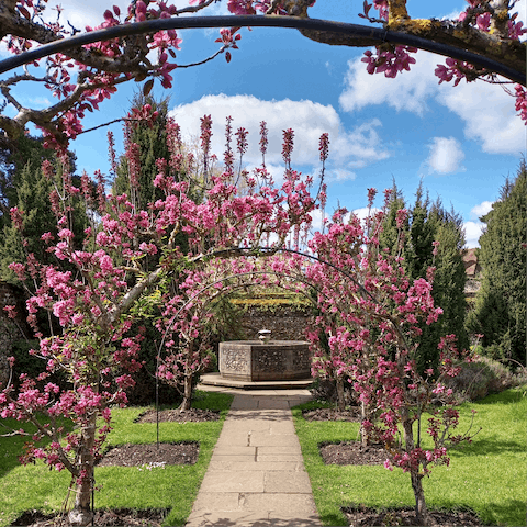 Enjoy a day at Greys Court – the National Trust site is a short drive away