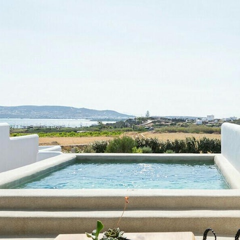 Start your day with laps in the private pool
