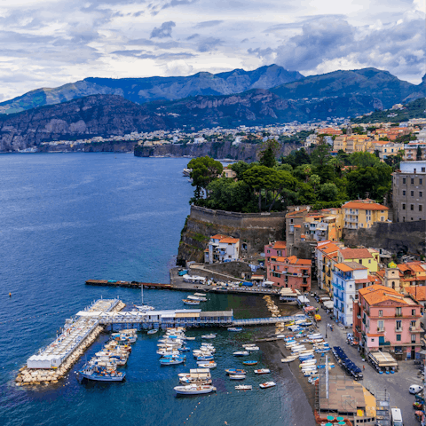 Stay in the heart of Sorrento, just minutes from the sea