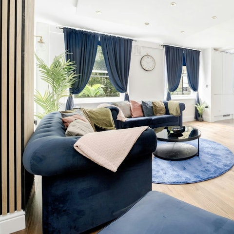 Curl up watching movies in the comfortable living space