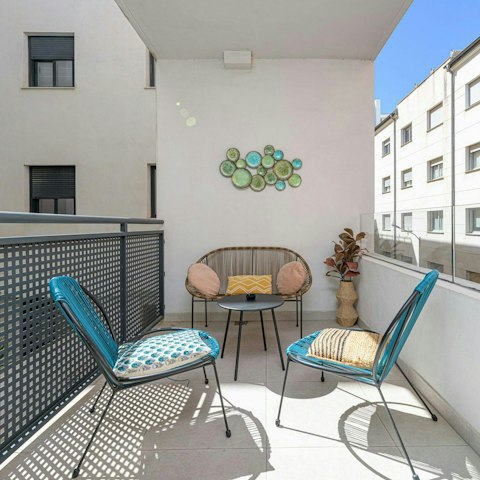 Sip your evening aperitif on the private terrace