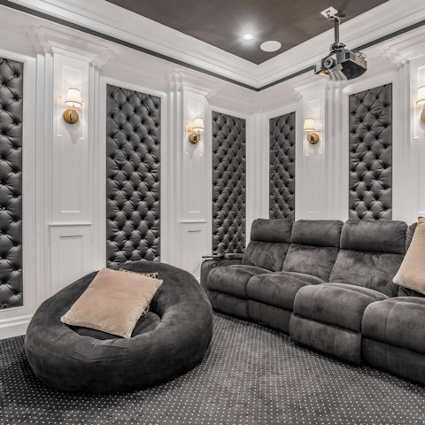 Enjoy a magical night at the movies in the home cinema