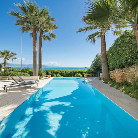 Take a daily dip in the divine swimming pool