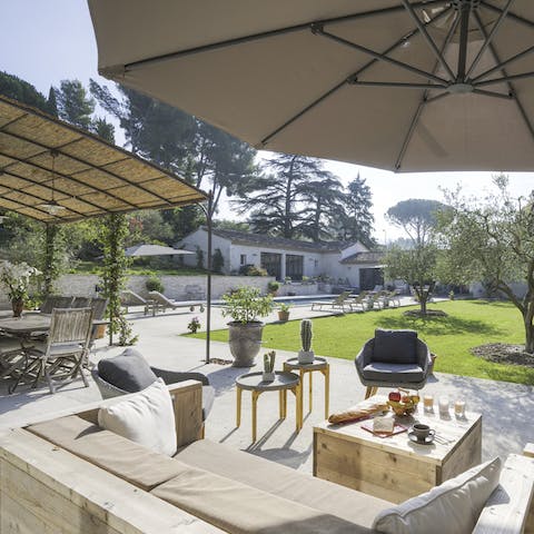 Spend long summer nights on the terrace