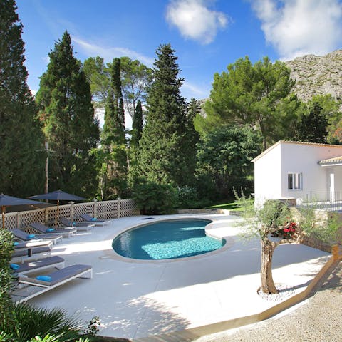 Spend magical days relaxing by the pool and enjoying the views