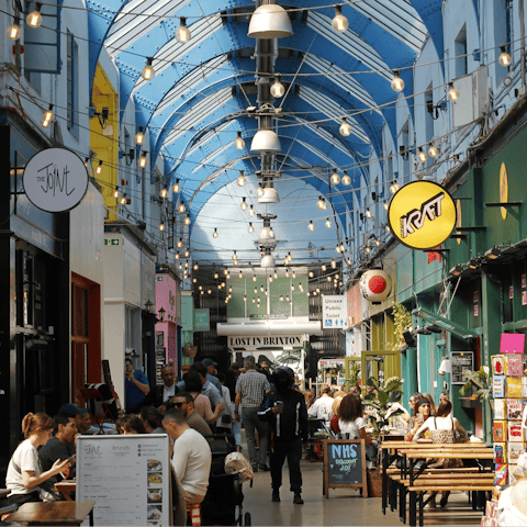 Hop on the bus to Brixton market, half an hour away