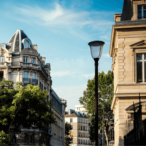 Enjoy the more tranquil pace of life in the residential 15th arrondissement