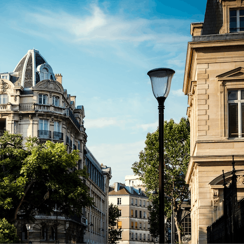 Enjoy the more tranquil pace of life in the residential 15th arrondissement