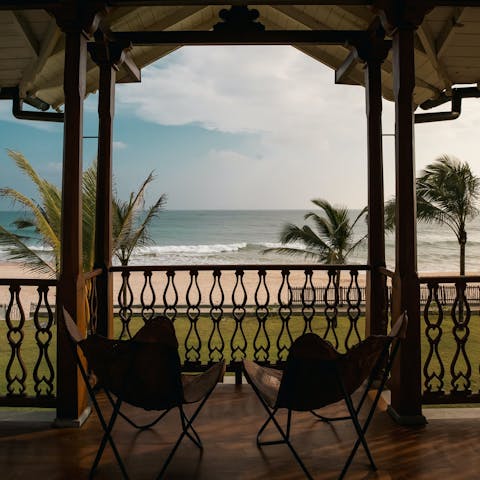 Feel serenaded by the views whilst relaxing on the balcony