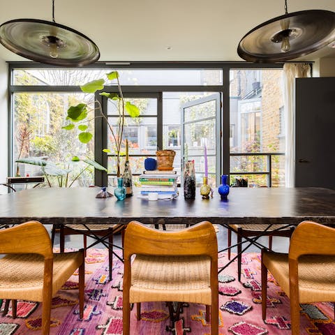 Find peace and tranquillity in the private interior terrace, linking the kitchen and living room