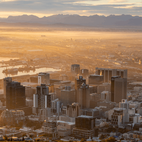 Stay in lovely Century City, mixing natural surroundings with a cosmopolitan lifestyle