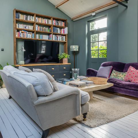 Relax in the quiet comfort of the second sitting room