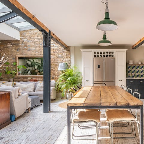 Claim your favourite spot in the gorgeous open-plan downstairs