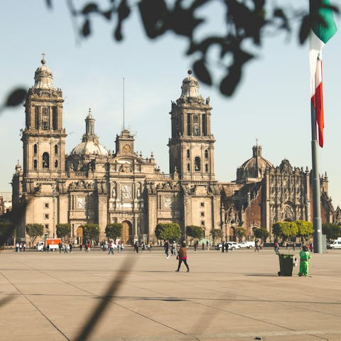 Be within thirty minutes' drive of central Mexico City