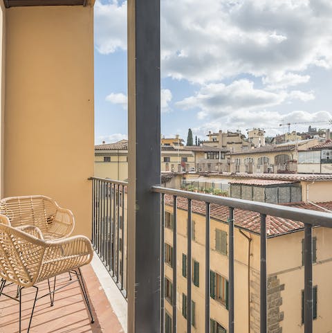 Start your morning off with a cappuccino on the sunny terrace