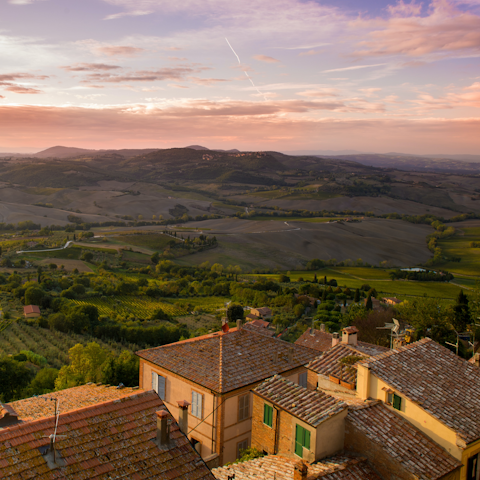 Head into Montepulciano and stroll around the charming streets