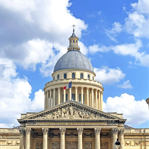 Hop on the metro and take a trip to the Pantheon