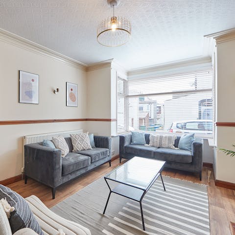 Savour cosy evenings at home or head to a local restaurant