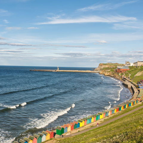 Start your stay in Whitby with a refreshing seafront stroll