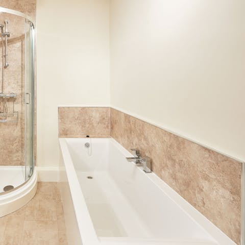 Run yourself a piping hot bath and rest up weary limbs