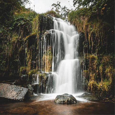 Tie up your walking boots and head out to see waterfalls in the surrounding Yorkshire Dales National Park
