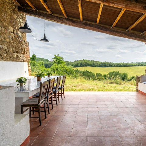 Gather with friends or family for dinners with a view