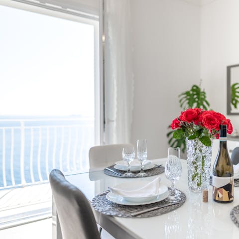 Open up the patio doors and let the sea breeze roll in