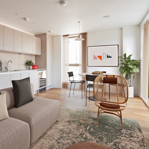 Spend cosy evenings relaxing at home or head to a local restaurant