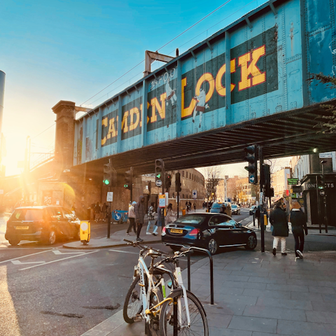 Browse for vintage treasures and gifts in Camden Market