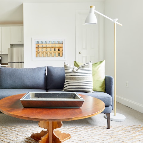 Kick off your shoes and relax with a glass of wine and your favourite show streaming on the Chromecast