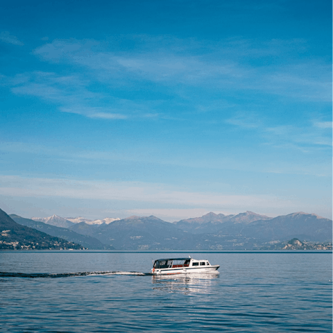 Stay a short walk from the shores of beautiful Lake Como