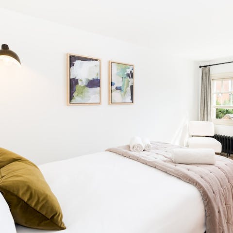 Savour the feeling of sinking into bed after a day of exploring