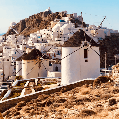 Explore the traditional villages of Serifos