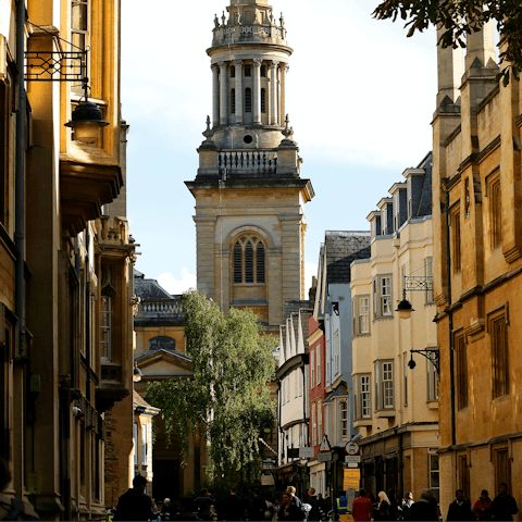 Eat and drink your way along the High Street, a five-minute walk away