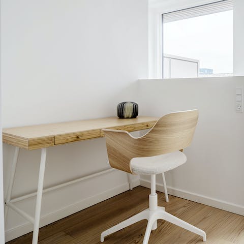 Spend mornings journaling from your desk