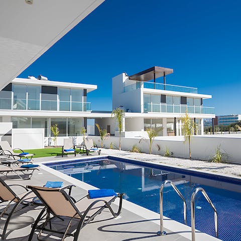 Cool-off with a refreshing dip in the private pool