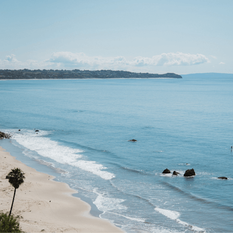 Explore the nearby beaches including Point Dume State Beach