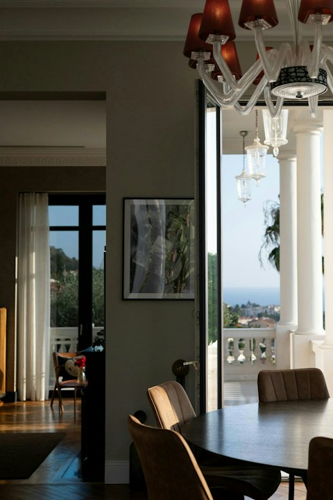 Share long lunches with views reaching down to the sea