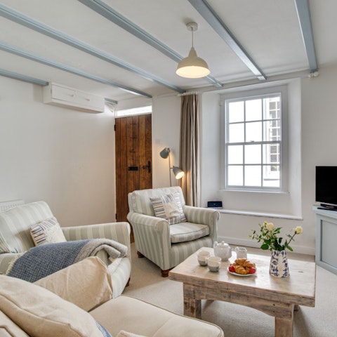 Spend the evenings getting comfy in the cosy lounge