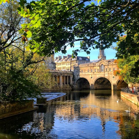 Explore this UNESCO World Heritage Site, including the nearby Roman Baths