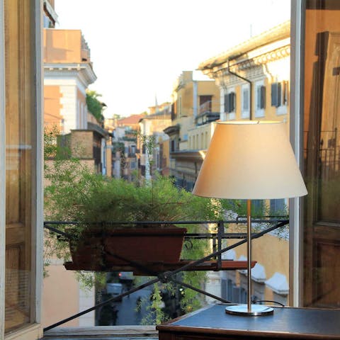 Take in the views over Via Bocca di Leone