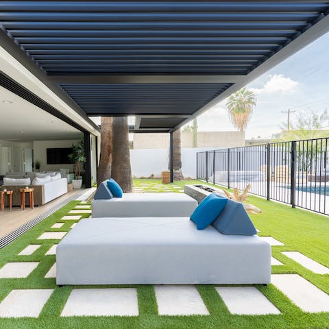Take shelter from the midday sun in style