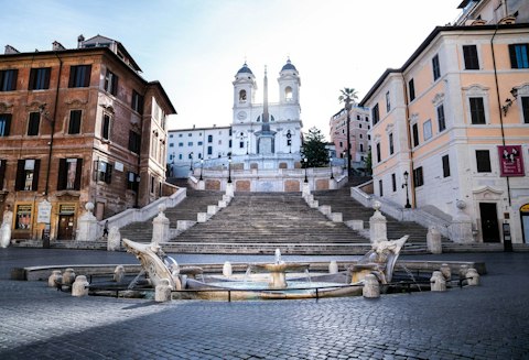 Climb Rome's iconic 135-step staircase at Piazza di Spagna