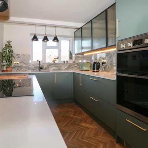 Prepare memorable meals in the modern kitchen