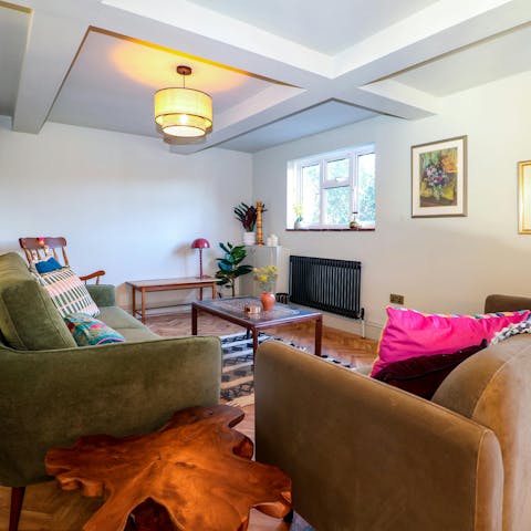 Unwind in the lounge after a busy day exploring the area