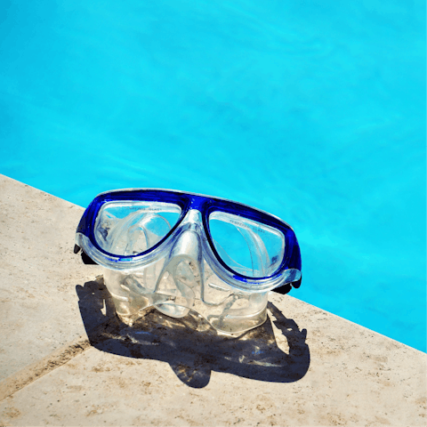 Practice your snorkelling and look for sea turtles in the fresher waters of Gerakas