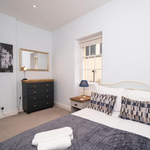 Enjoy a blissful night's sleep in the comfortable bedrooms
