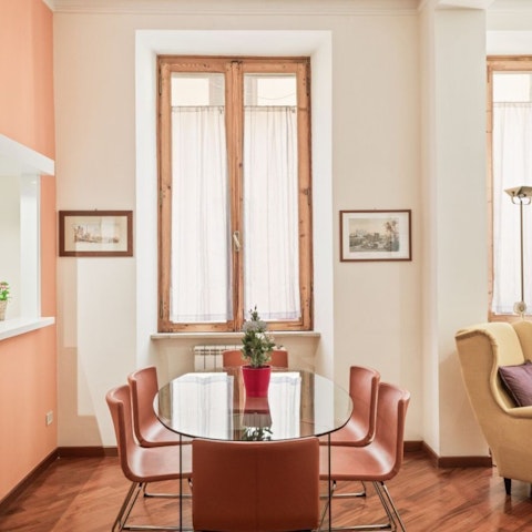 Serve up a hearty bowl of pasta at the dining table