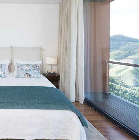 Wake up to gorgeous mountain views each morning